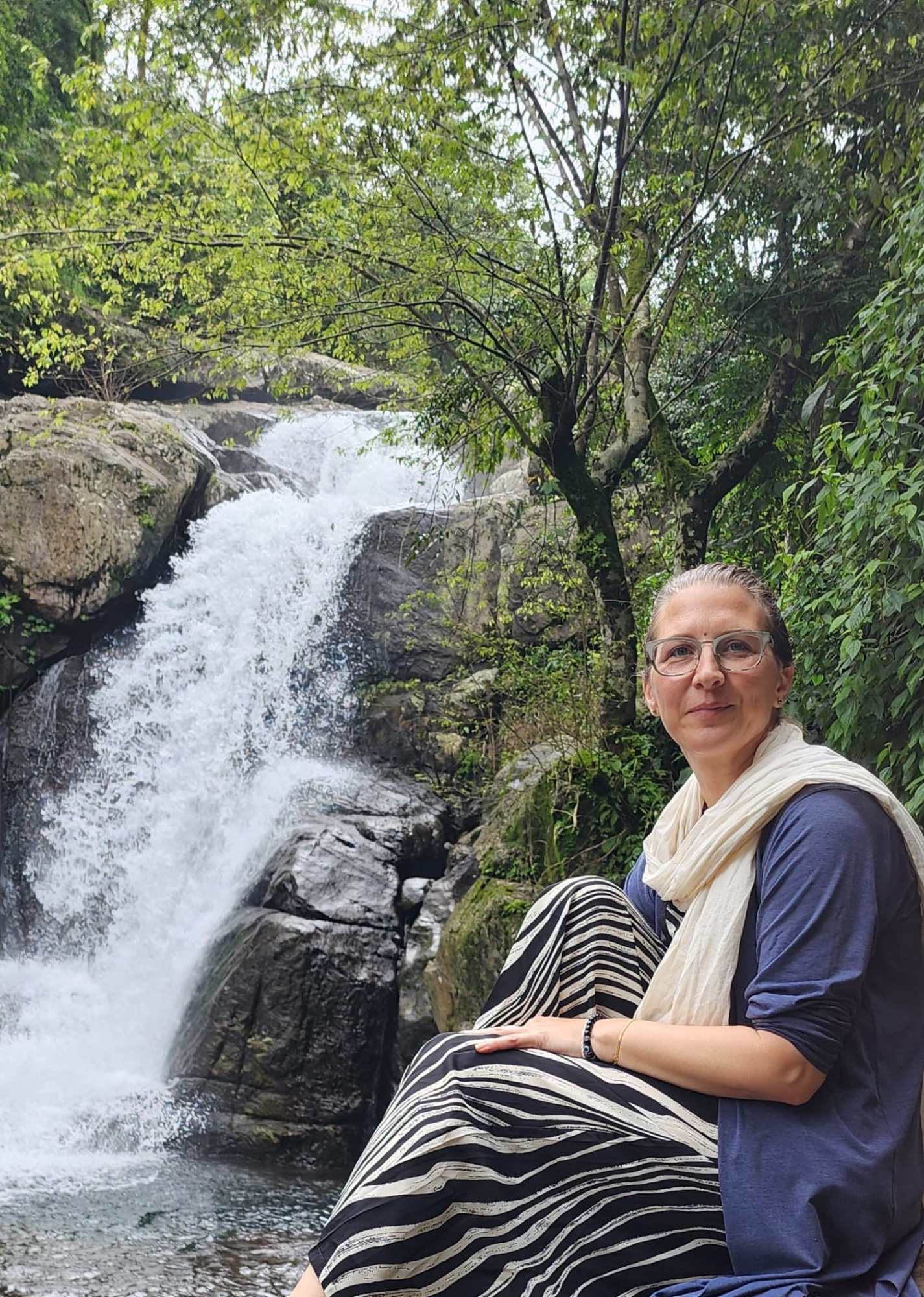 Mandy Wyatt traveling in India